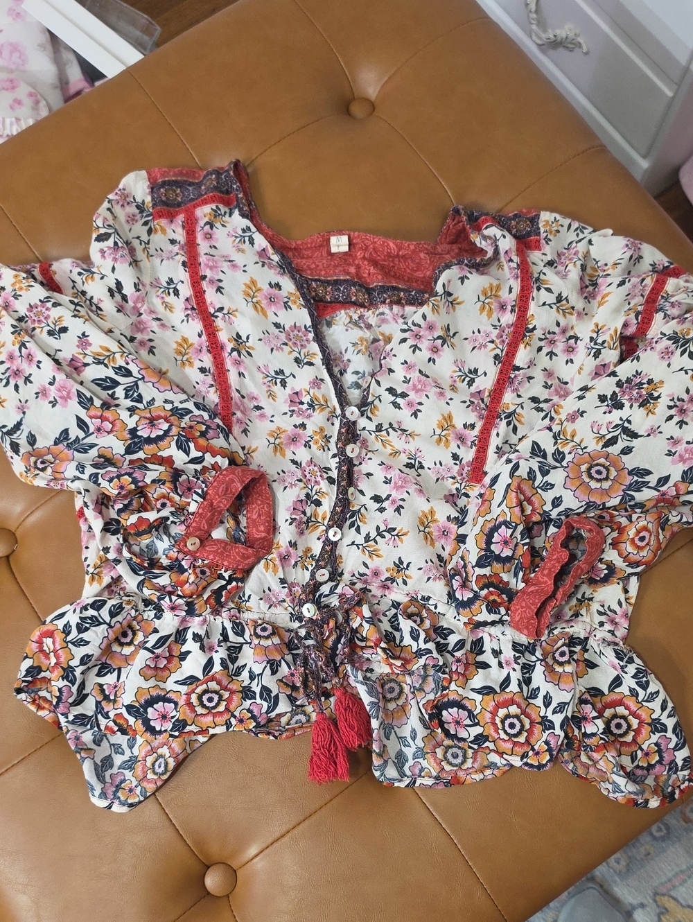 M Spell Elle Blouse PLEASE READ HAS A FLAW